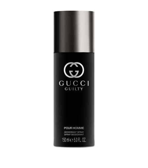 gucci deodorant spray price|Gucci guilty black gift set.